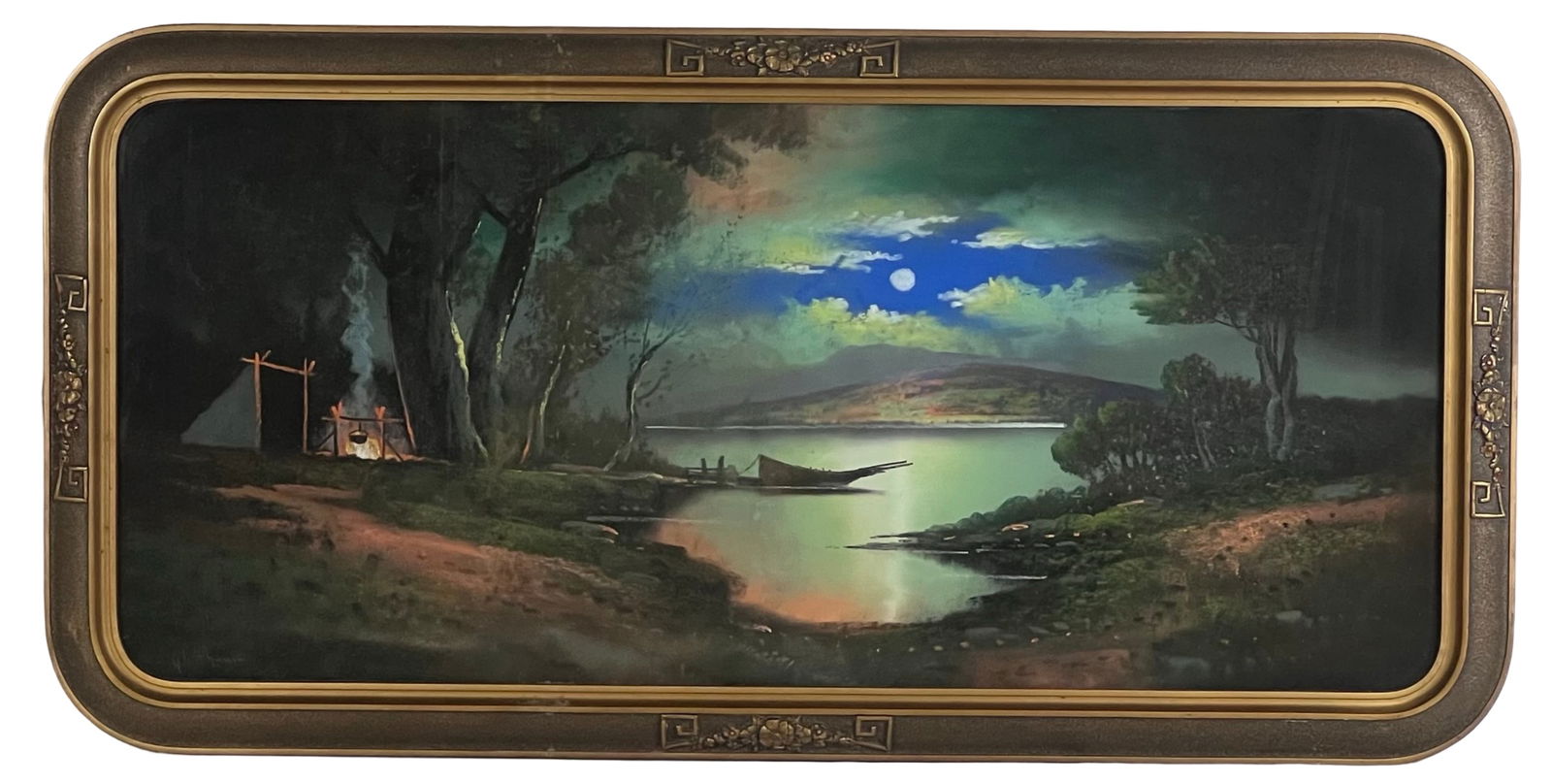 Albert Glatthaar Antique Pastel Landscape Painting (1 of 4)