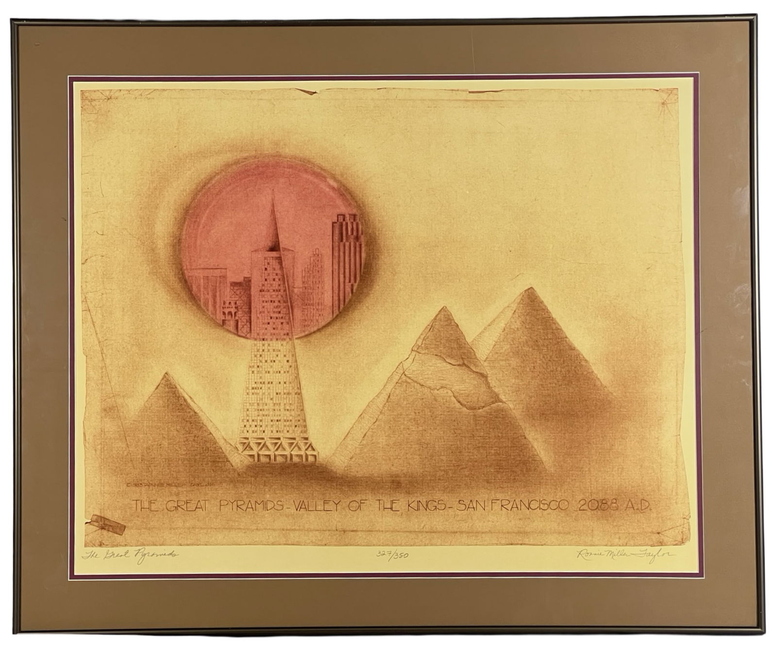 Ronnie Miller Taylor  LE Signed Surreal Lithograph (1 of 5)