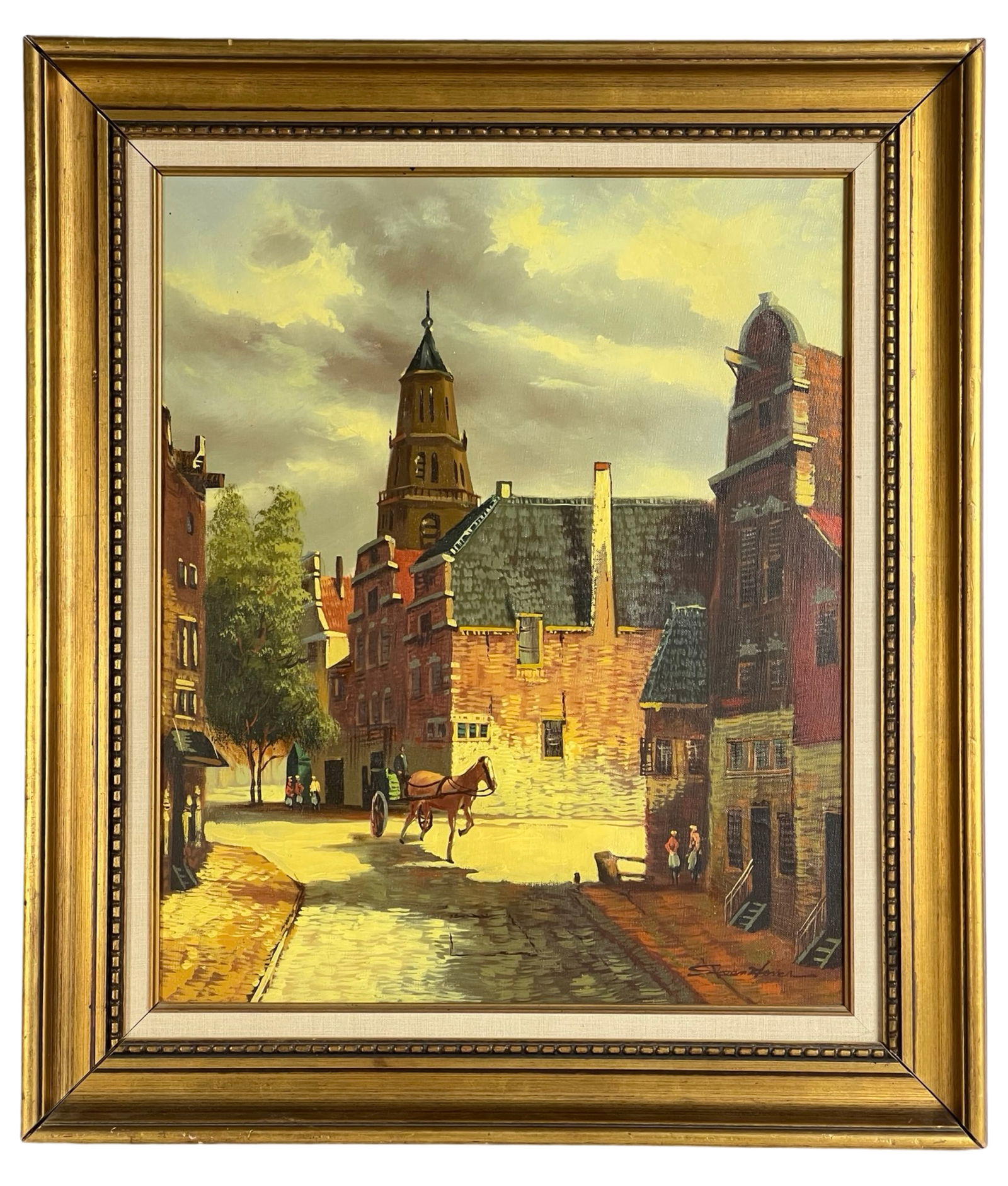 Pieter Steenhouwer - Dutch Street Scene (1 of 3)