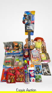 Bruder CAT, Weebles, Dino's, Nativity Toys Set: Assorted toys and playsets, including: Bruder 1:16 CAT Excavator - Detailed construction vehicle Playskool Weebles Musical Treehouse - Interactive playset Fisher-Price Little People Nativity Set - Hol