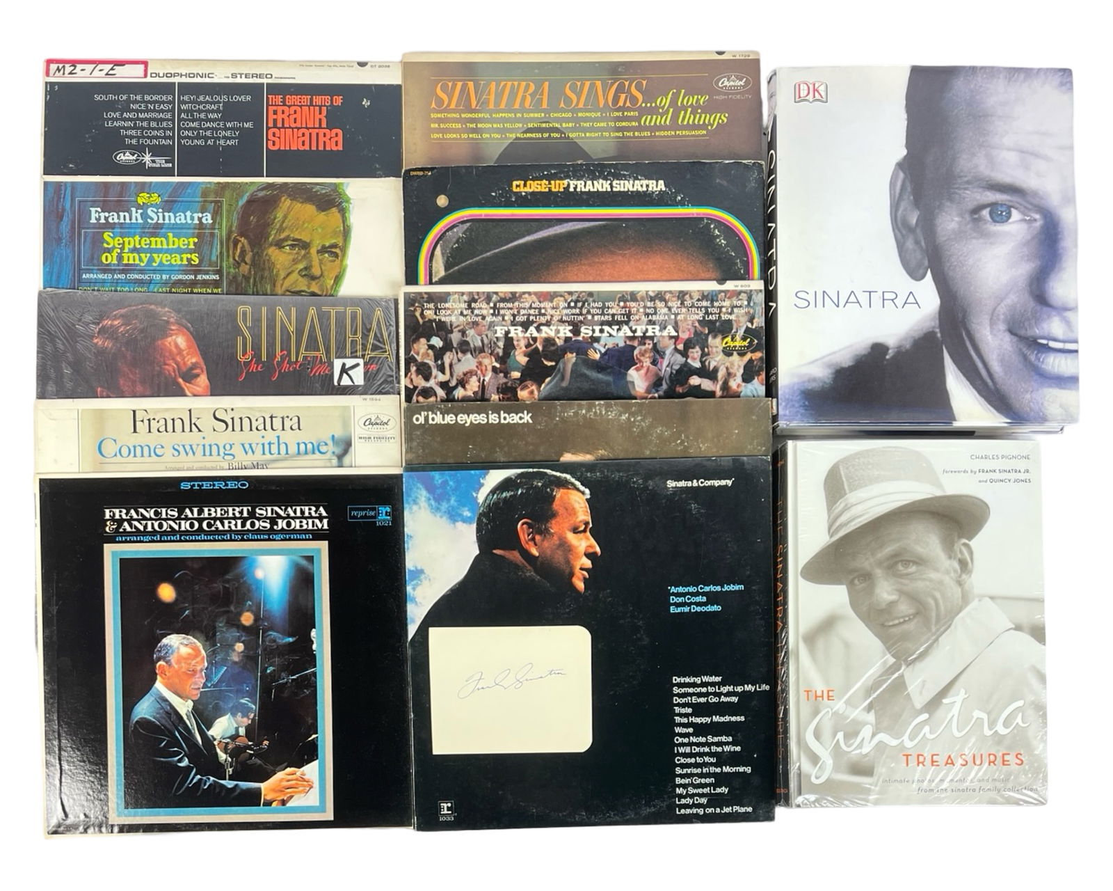 Frank Sinatra Autograph w/ Vinyl Records & Books (1 of 6)