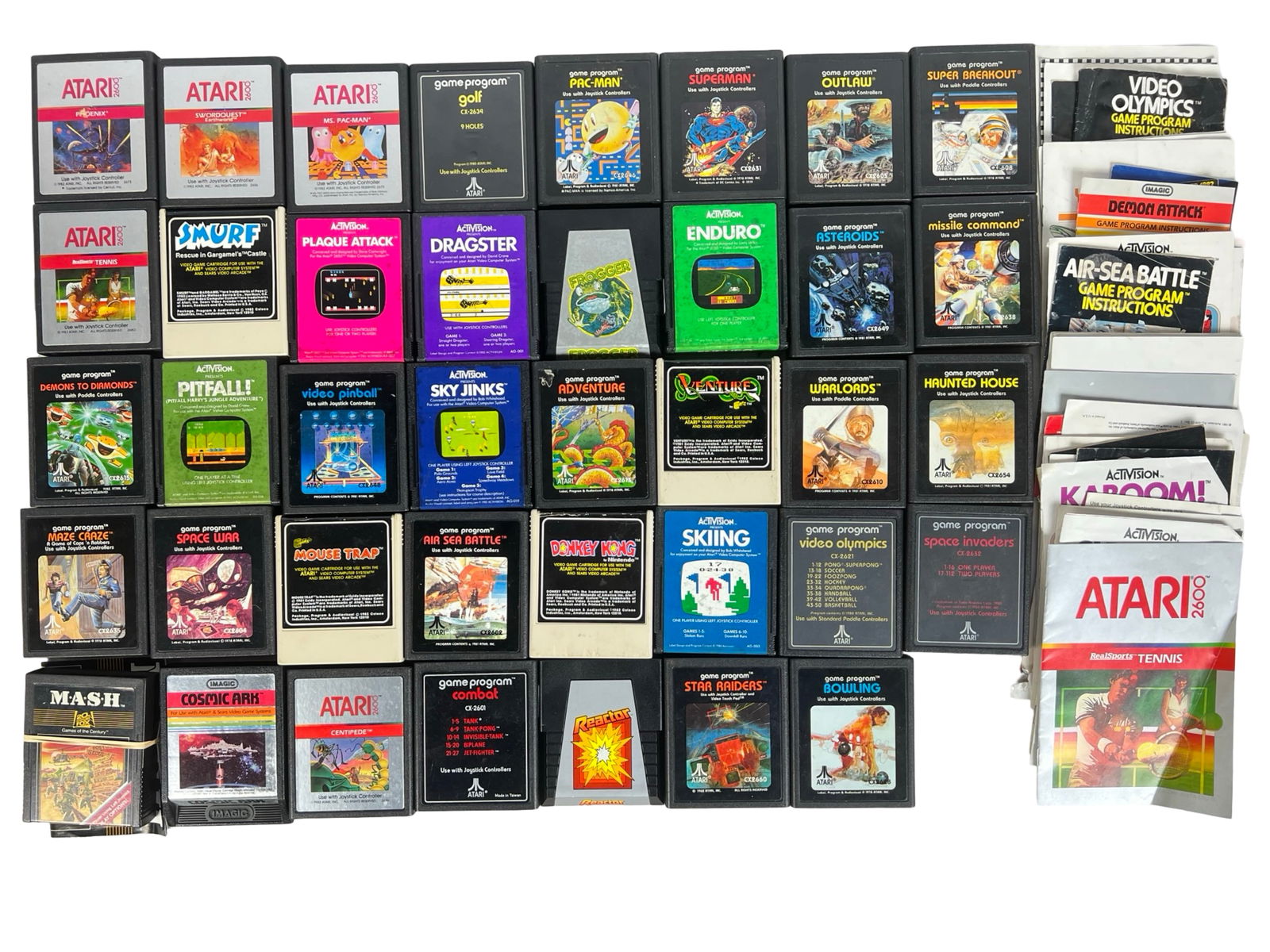 Assortment of Atari 2600 & 5200 Game Cartridges (1 of 4)