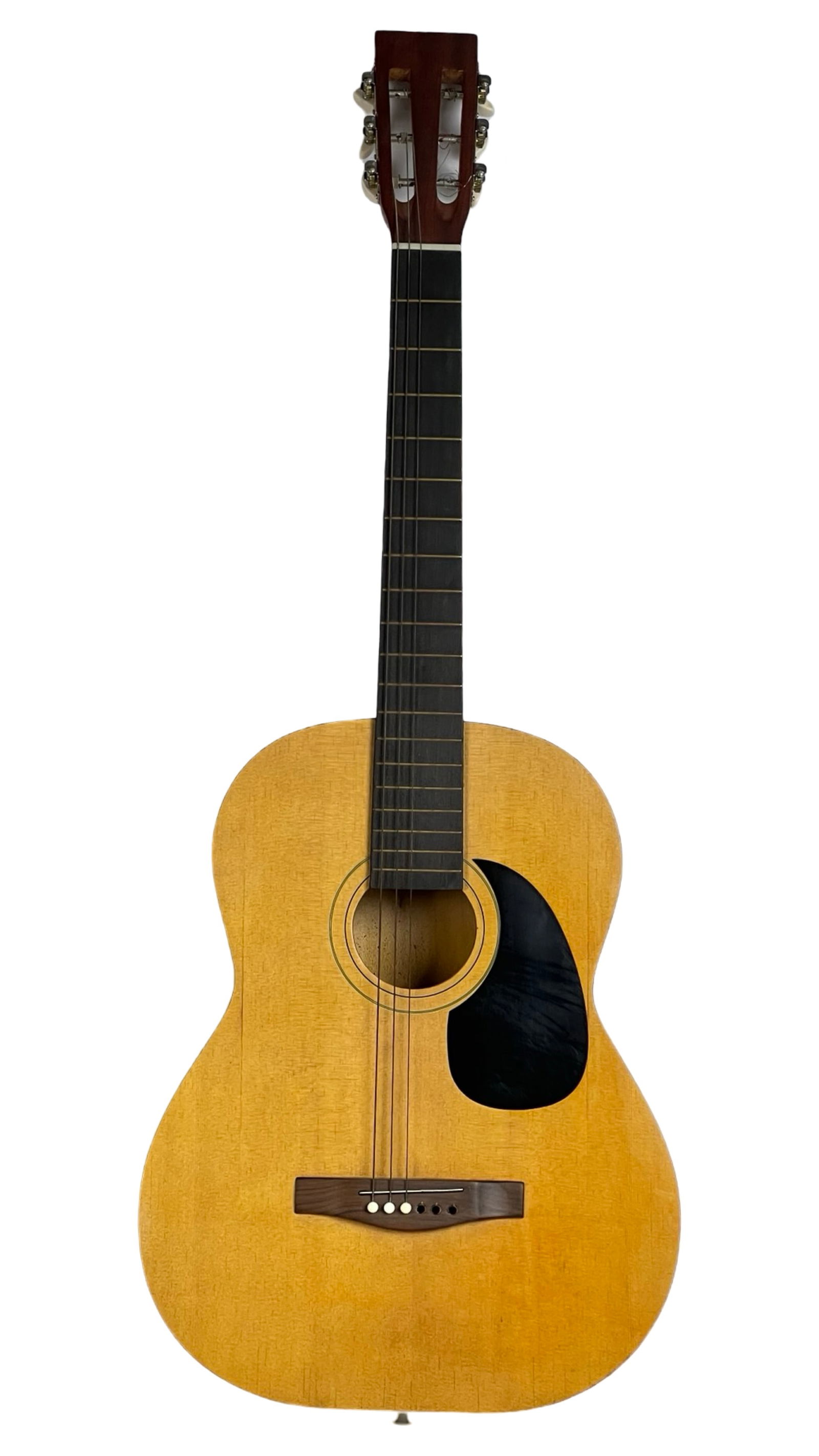 Thomas Pacconi Accoustic Classical Guitar: Thomas Pacconi Classics acoustic guitar featuring a natural wood finish, a black pickguard, and a classical-style slotted headstock. Guitar is in good overall condition.