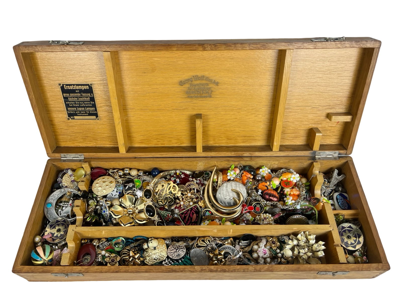 Box Full of Unsearched Costume Jewelry (1 of 6)