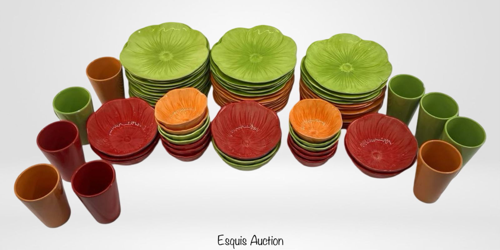 Lucerne Floral Multicolor Dinnerware Set- New (1 of 6)