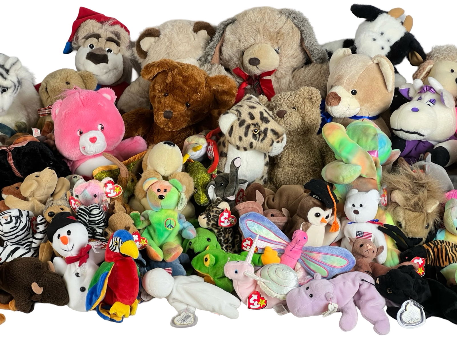 Large Group of Stuffed Animals & Beanie Babies (1 of 4)