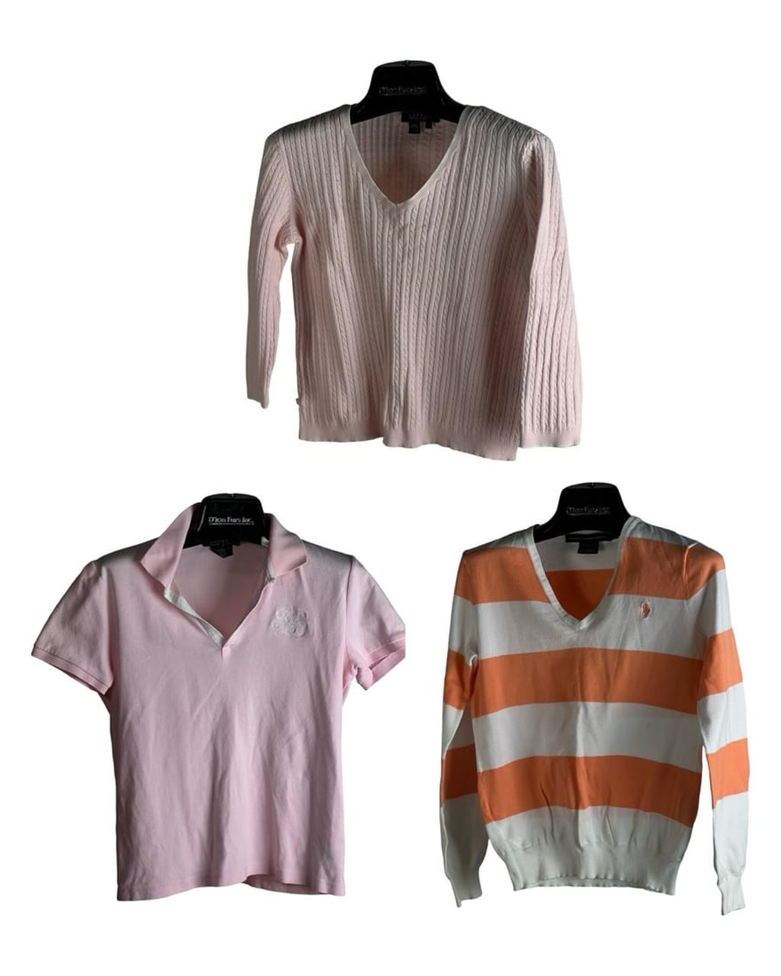 3 Ralph Lauren Ladies Sweaters & Polo (1 of 4)