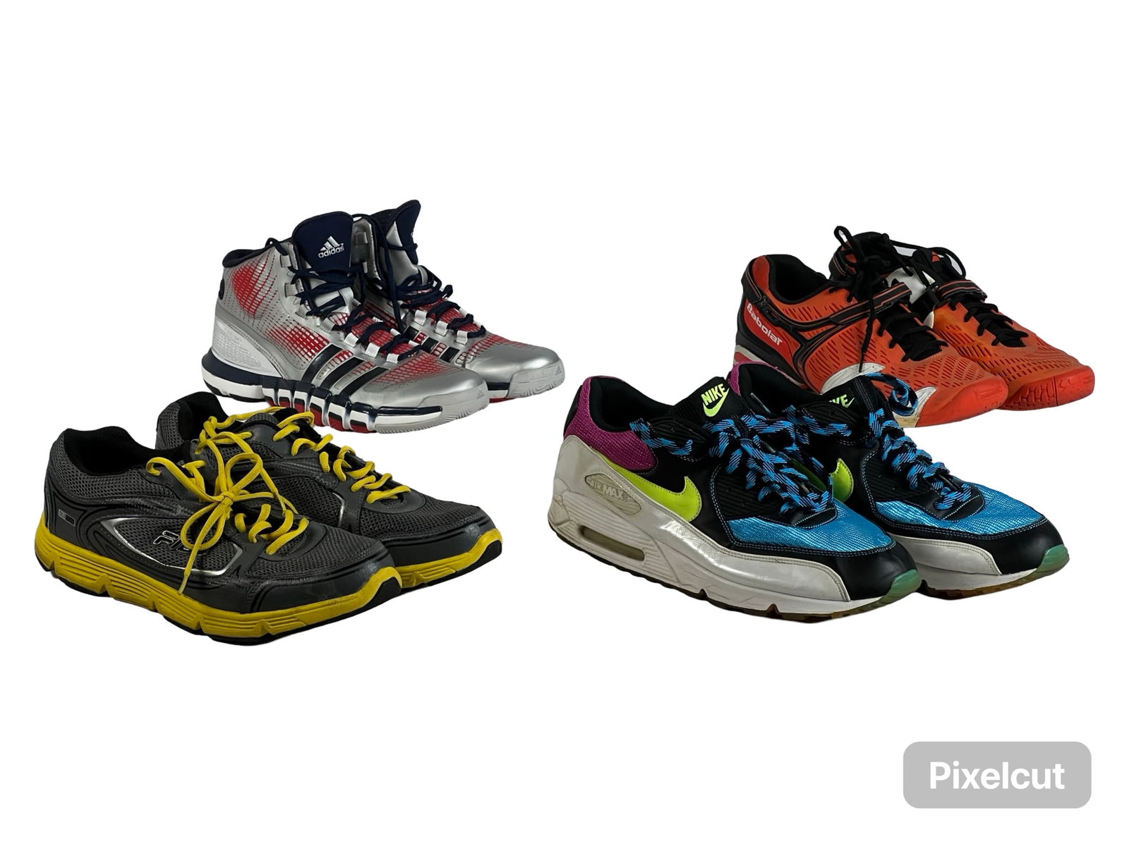 4 Pairs of Sneakers - Adidas, Fila, Babolat, Nike (1 of 8)