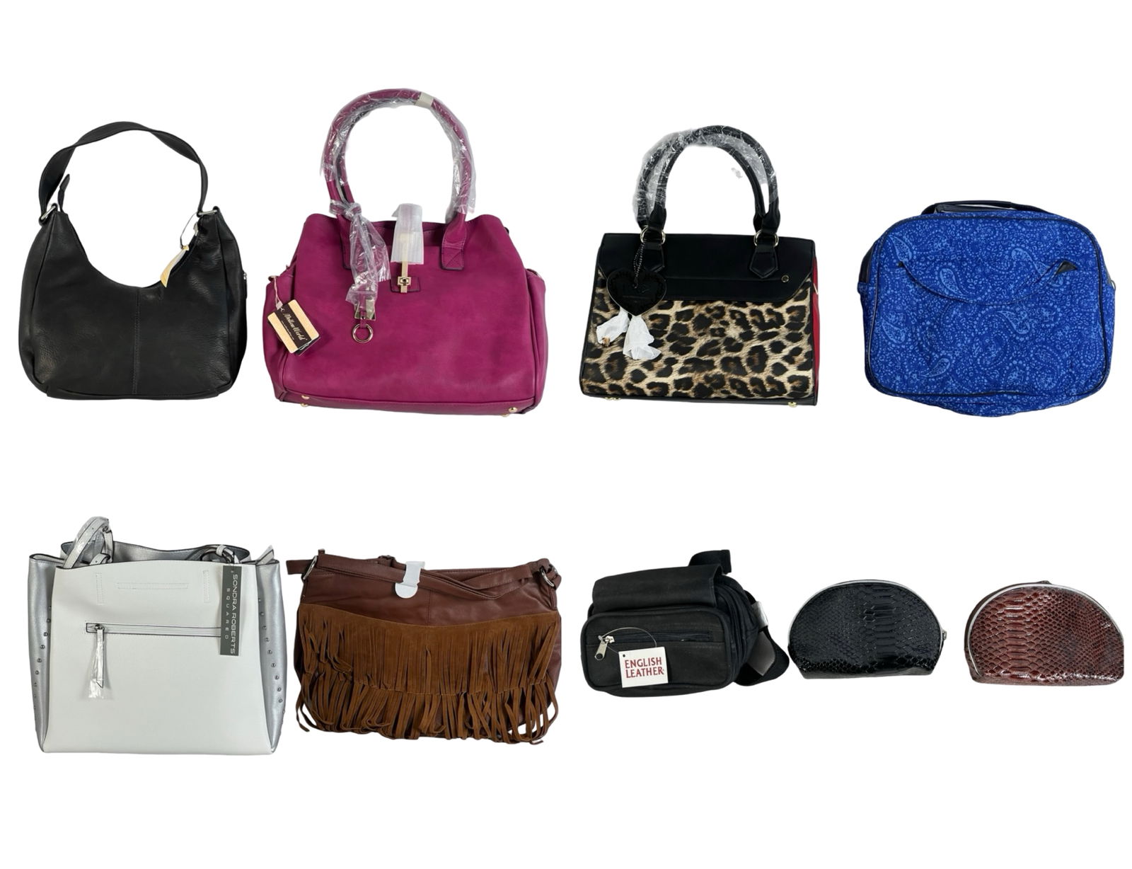 9 Assorted Ladies Bags/ Handbags/ Purses- All New (1 of 5)