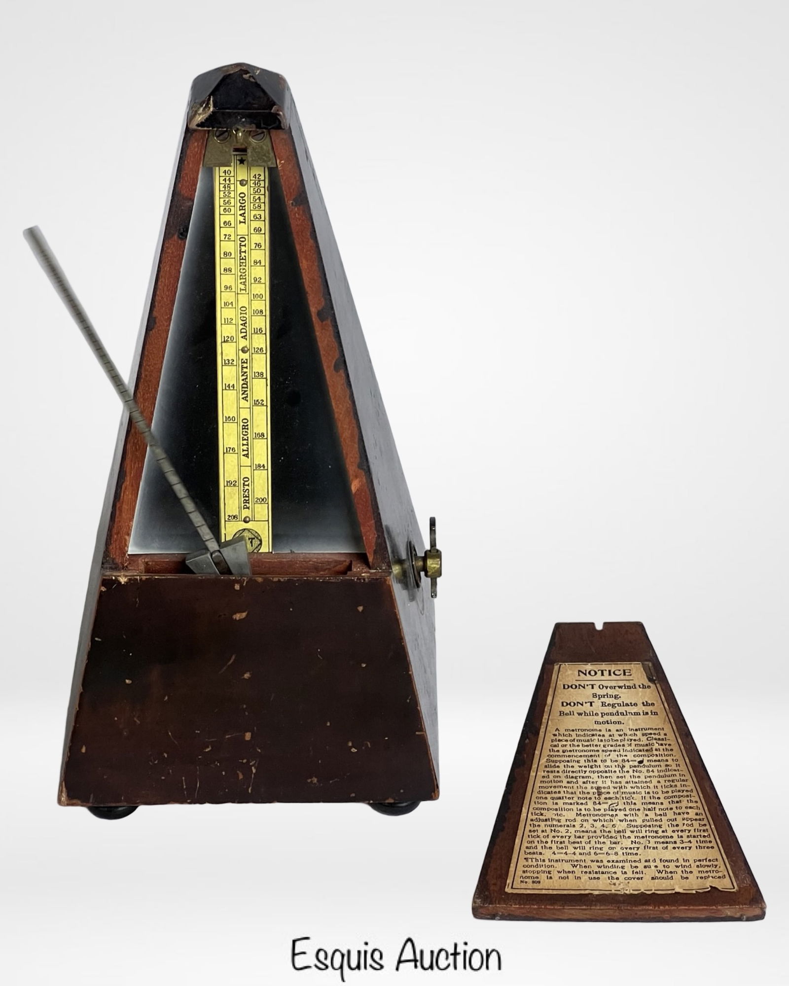 Antique Maelzel Mechanical Metronome (1 of 5)