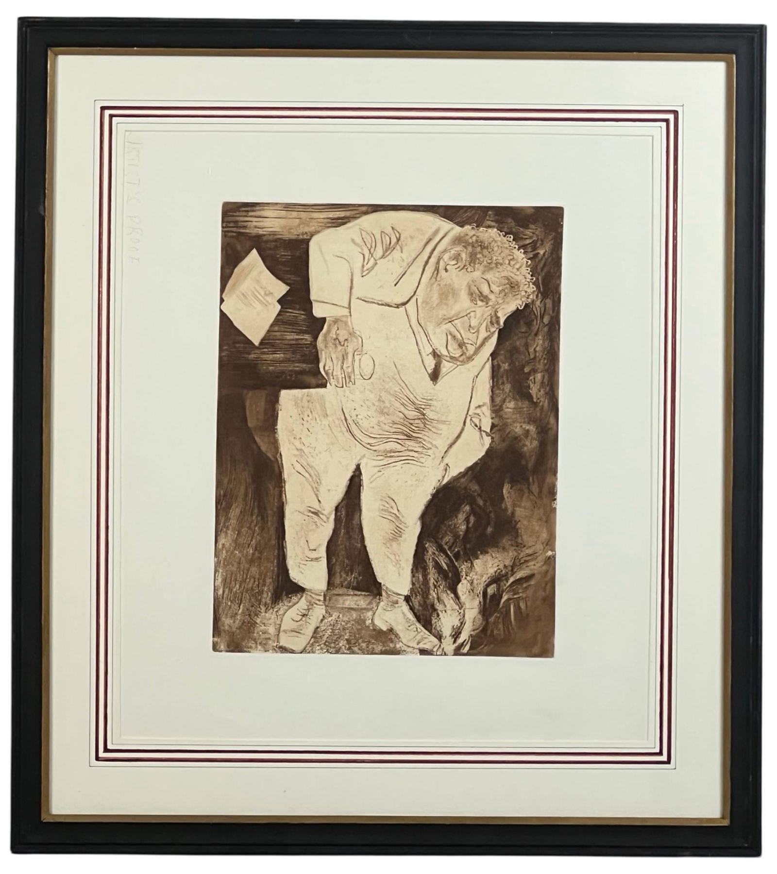 William Gropper Coffee Break Art. Proof Lithograph (1 of 3)