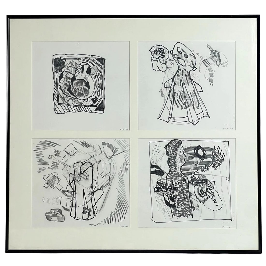 4 Automatic Drawings by S. Reynolds (1 of 6)
