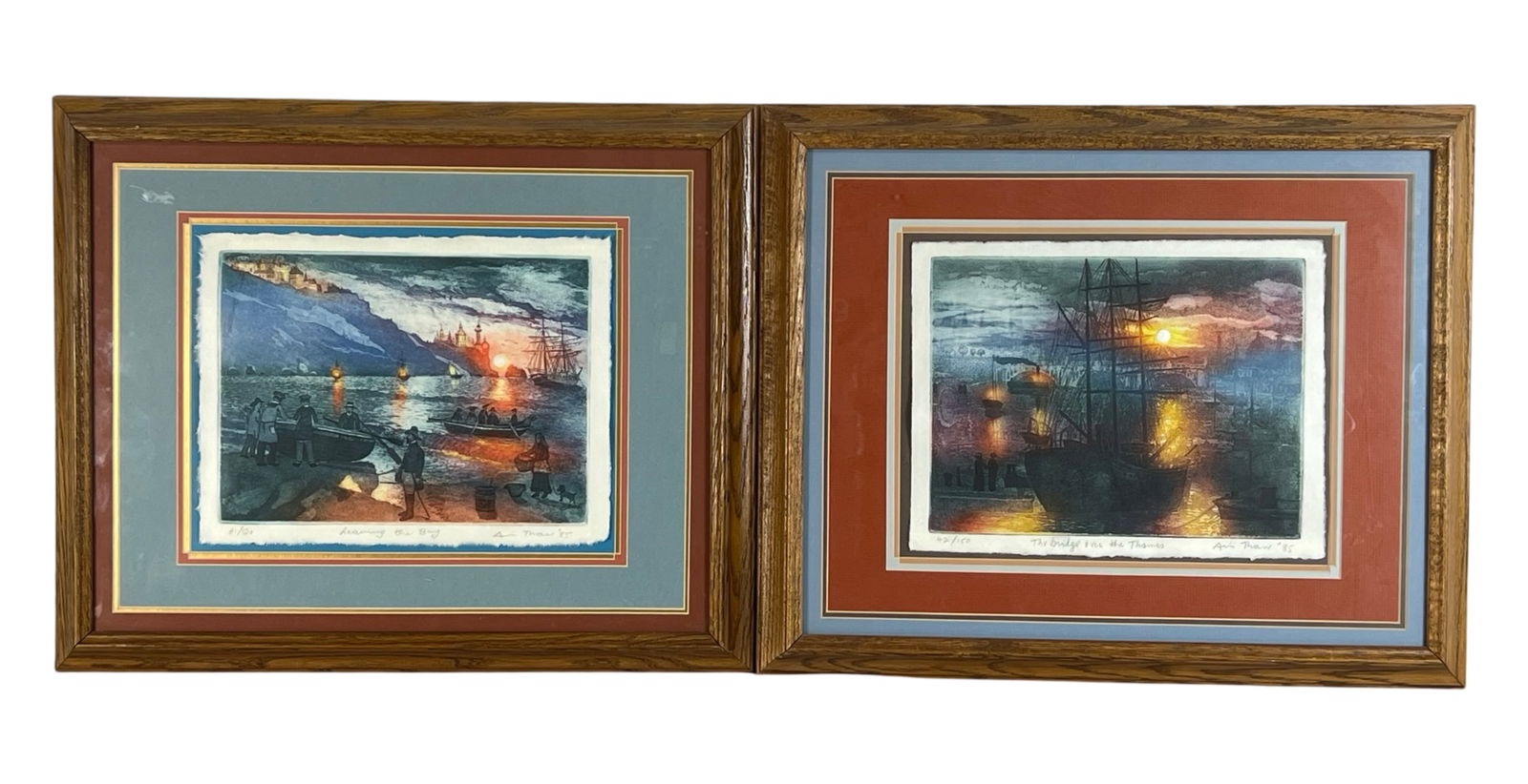 2 Limited Edition Color Etchings by Avi Thaw (1 of 10)
