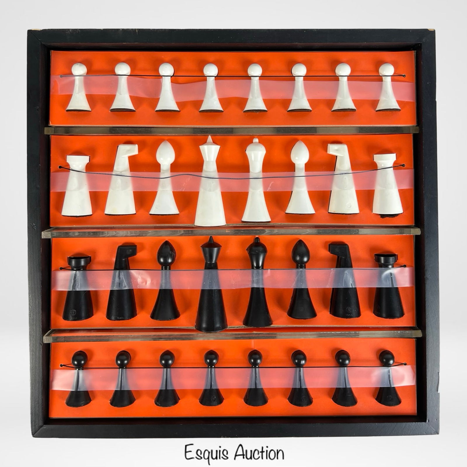 1960s Herman Ohme Mid Century Modern Chess Set (1 of 8)