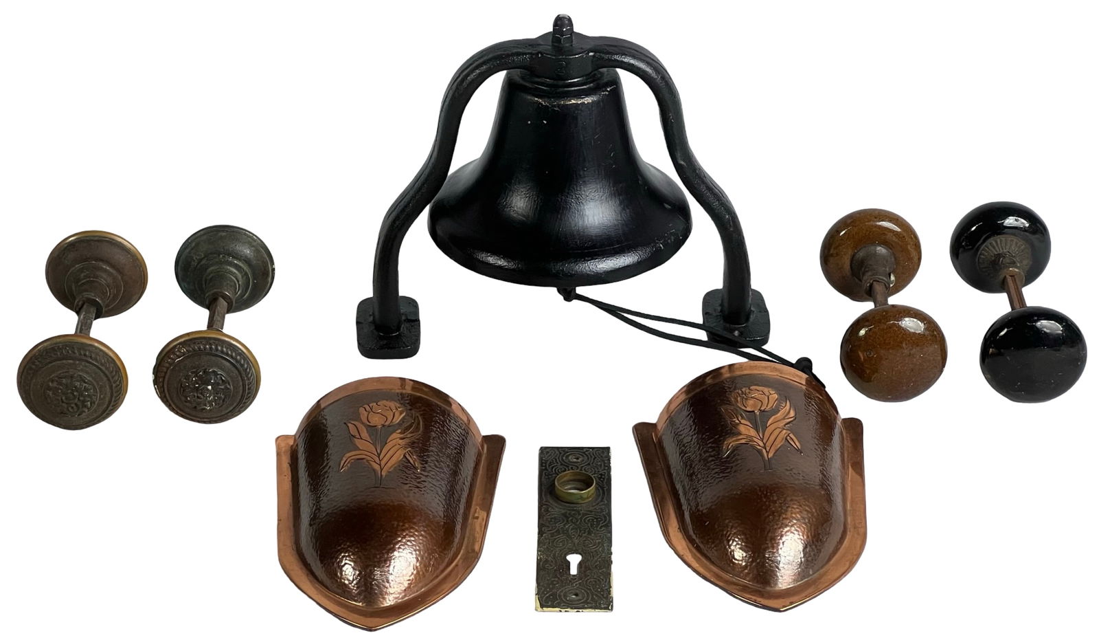 Antique Architectural Hardware- Cast Iron Bell, A (1 of 9)