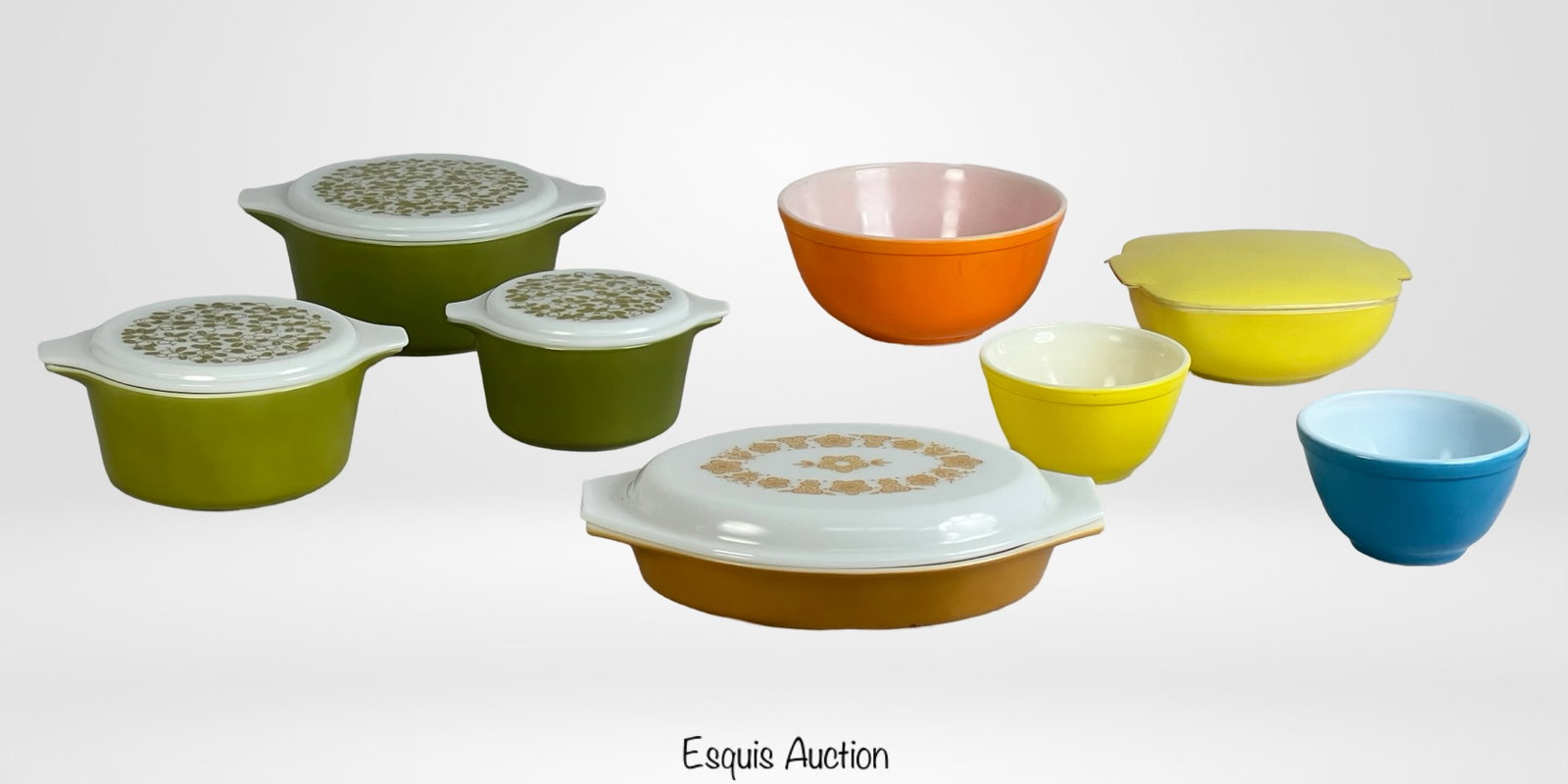 Vintage Pyrex Bakeware & Mixing Bowl Collection (1 of 14)