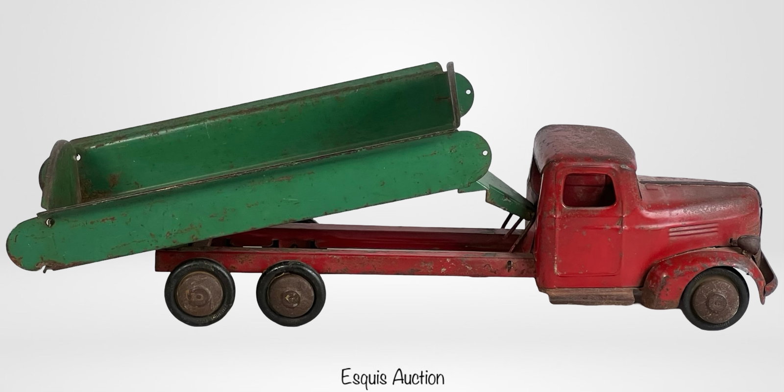 1930s J.C. Turner Pressed Steel Dump Truck - 28" L (1 of 5)