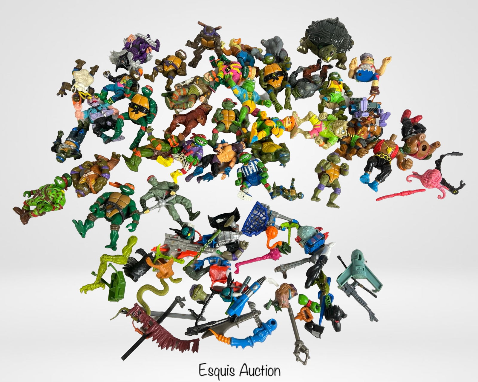 Vintage TMNT Ninja Turtles Action Figures & Access (1 of 8)