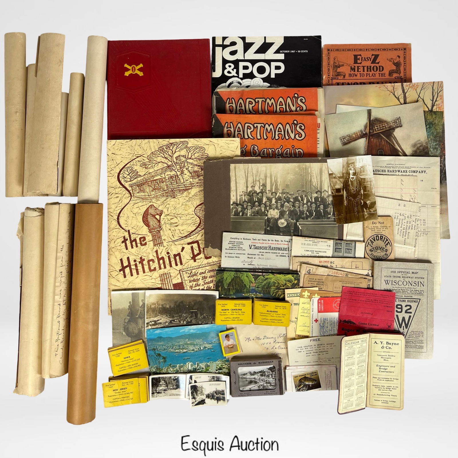 Large Ephemera Collection - 1900s-1970s Paper Lot (1 of 13)