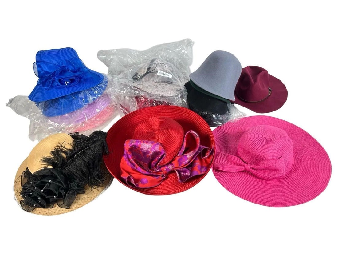 Assortment of 15 New Lady's Stylish Hats (1 of 7)