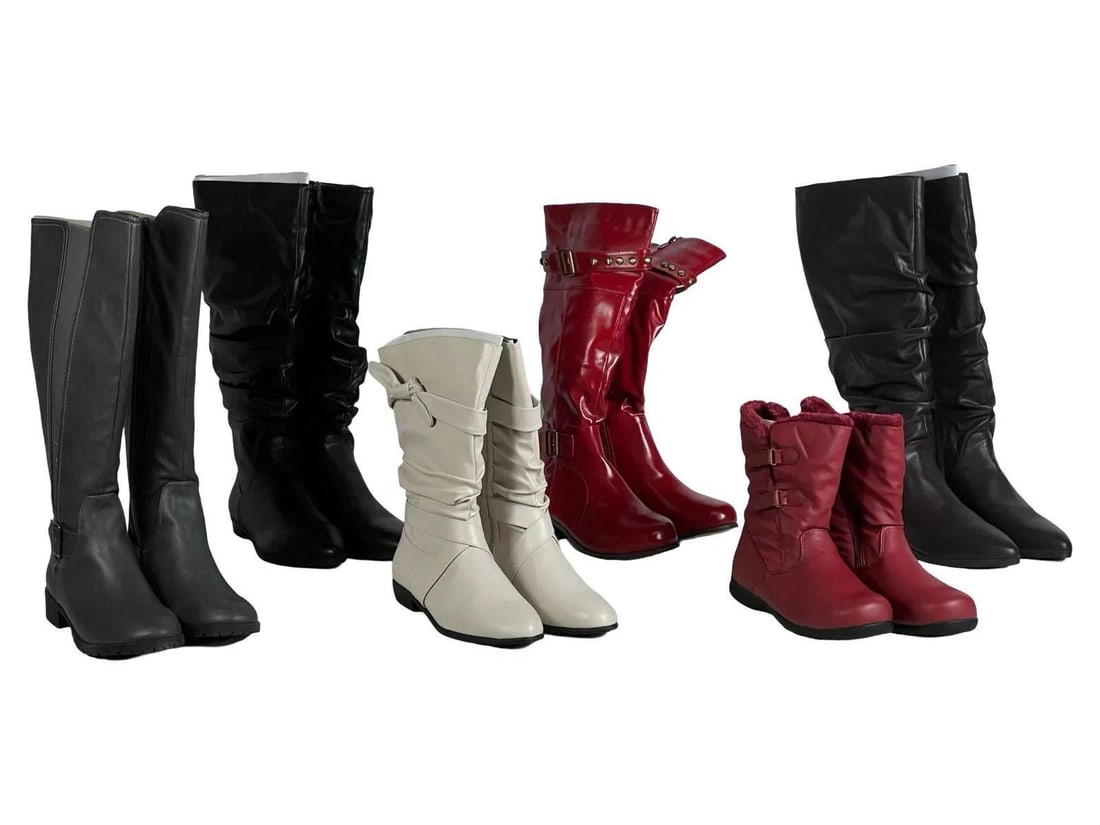 Ladies Leather & Rain Boots Collection - Size 9W (1 of 5)