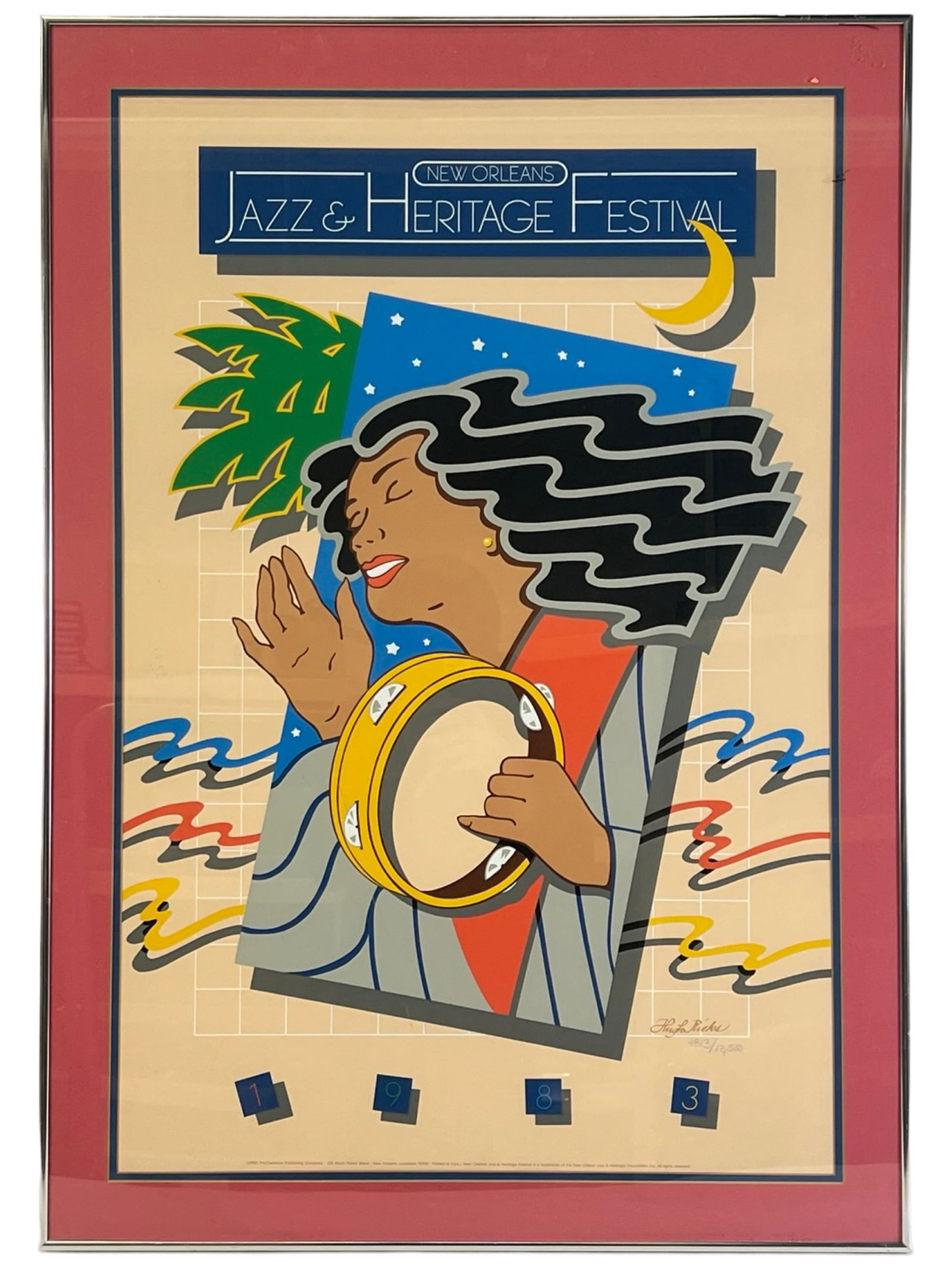 1983 New Orleans Jazz Fest LE Lithograph Poster (1 of 3)