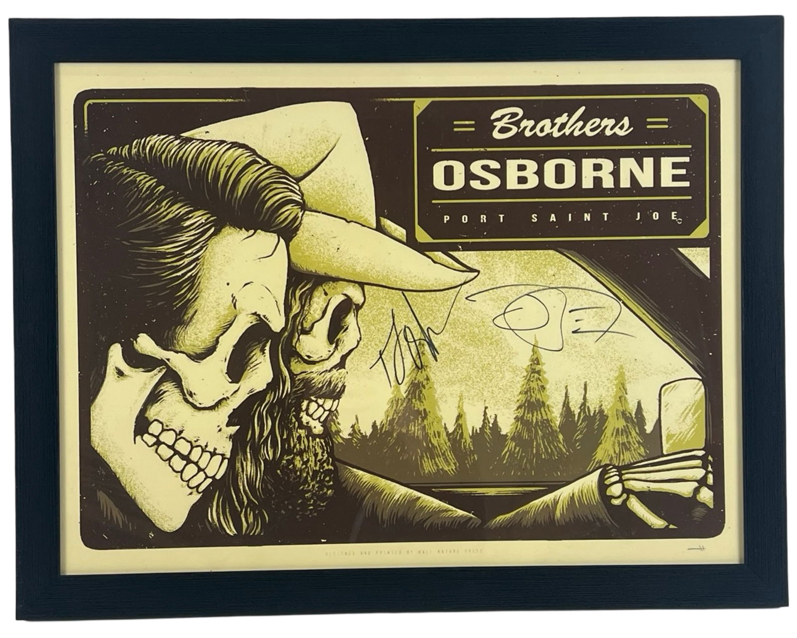 Brothers Osborne Signed Promo Concert Poster (1 of 4)