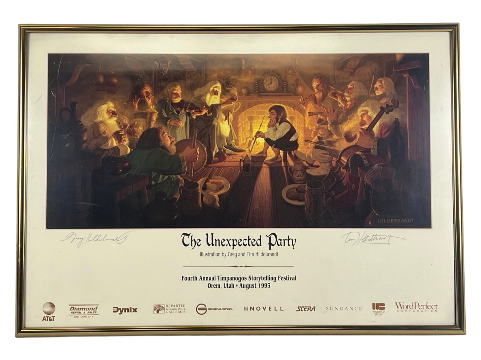 Greg & Tim Hildebrandt Signed Hobbits Fantasy Post (1 of 5)