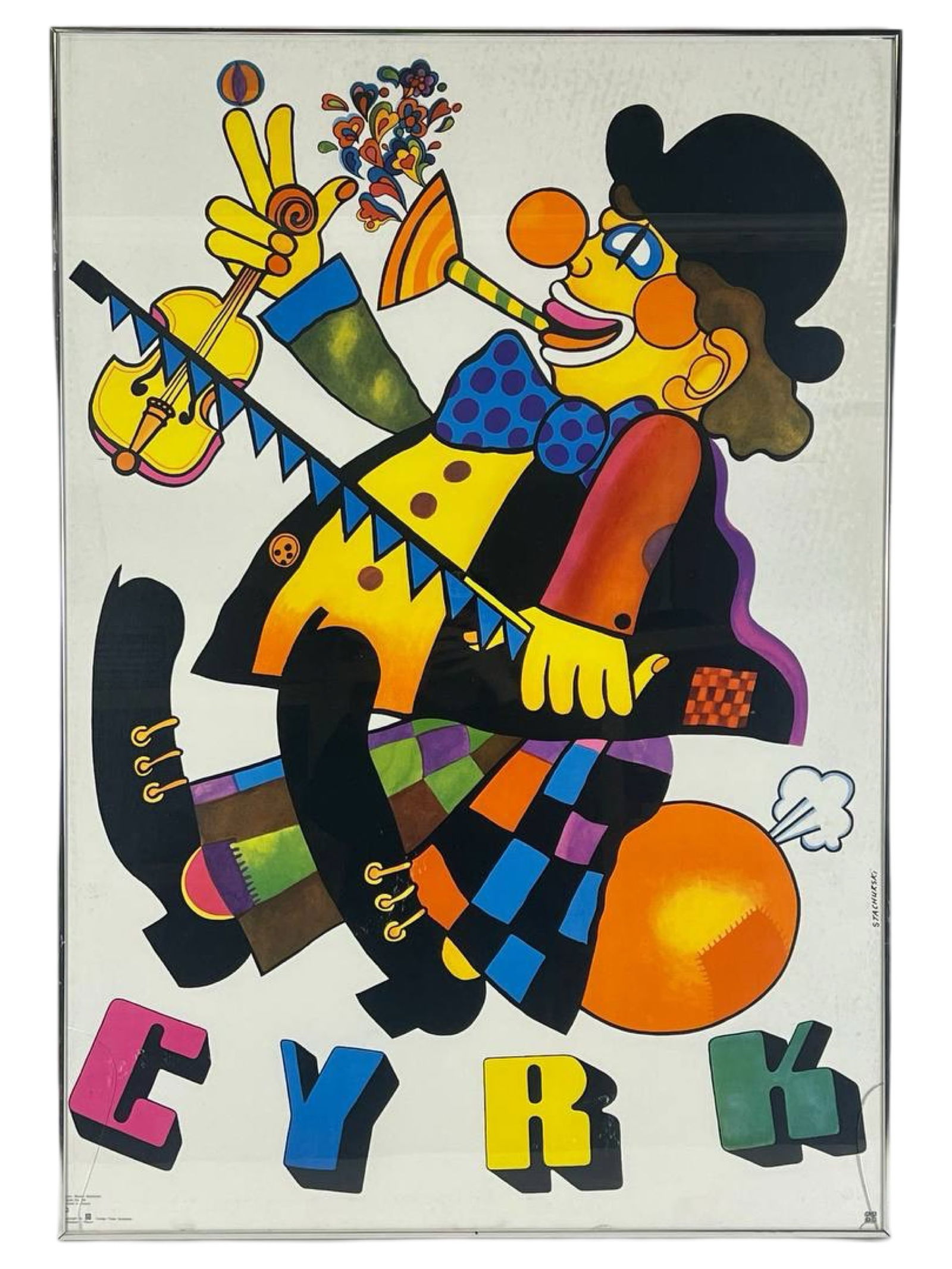 Vintage Polish Circus Advertising Poster (1 of 3)