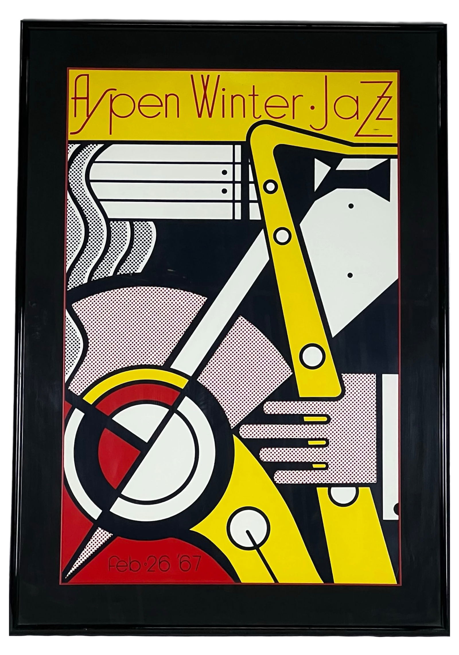 Roy Lichtenstein Aspen Winter Jazz, 1967 Litho (1 of 4)