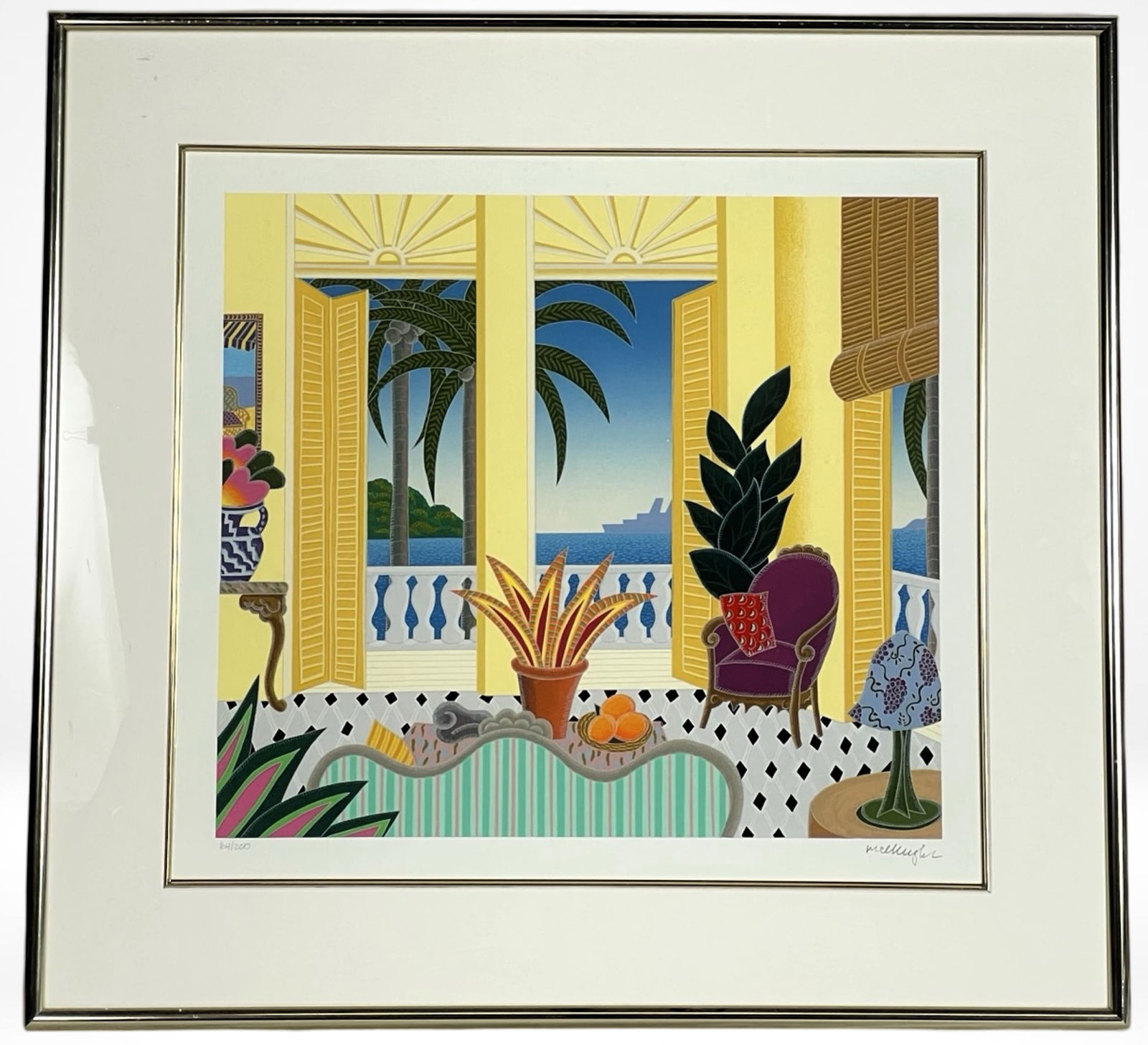 Thomas McKnight "Nassau" Hand Signed LE Serigraph (1 of 4)
