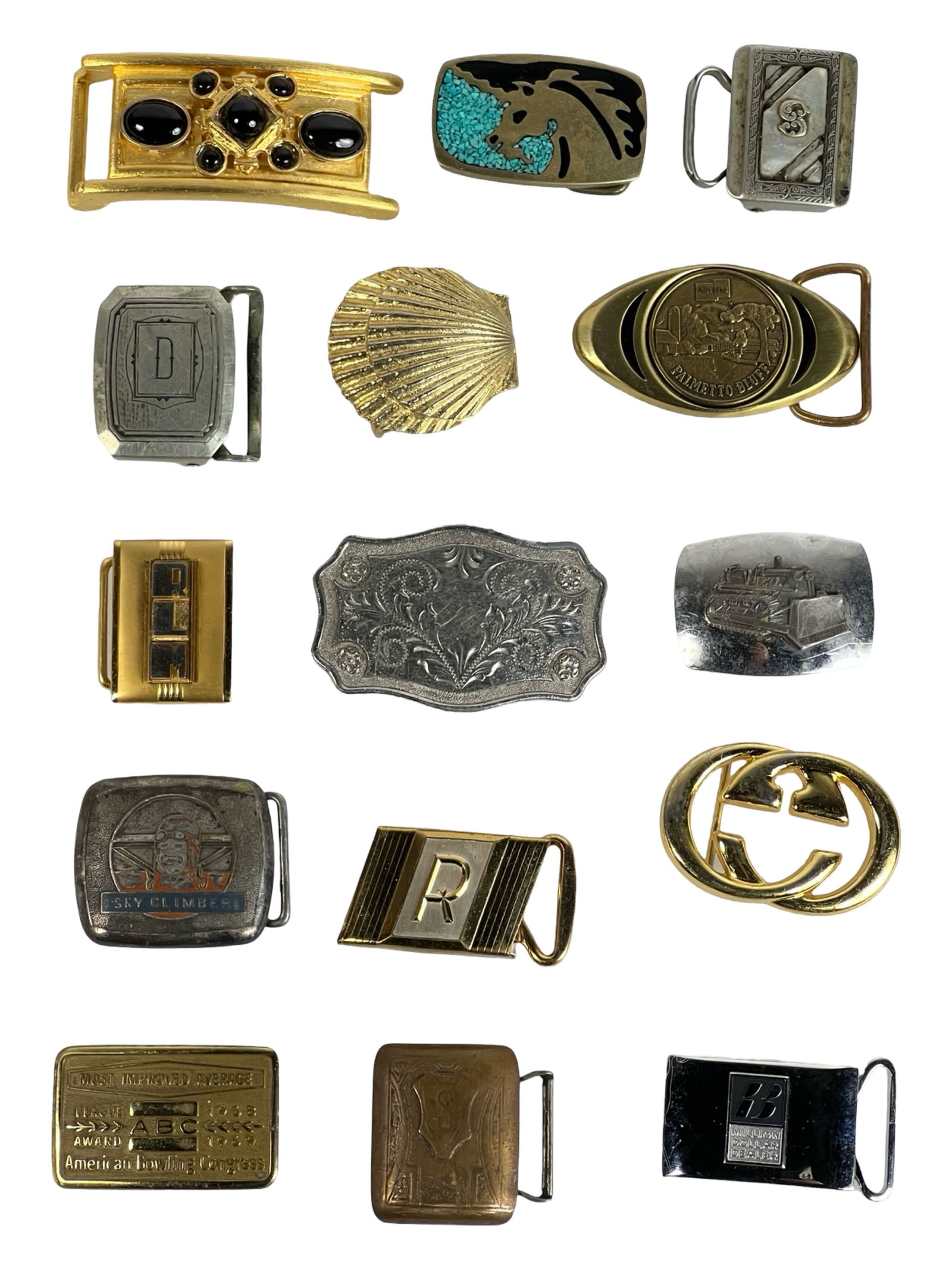 Group of Vintage Belt Buckles (1 of 5)