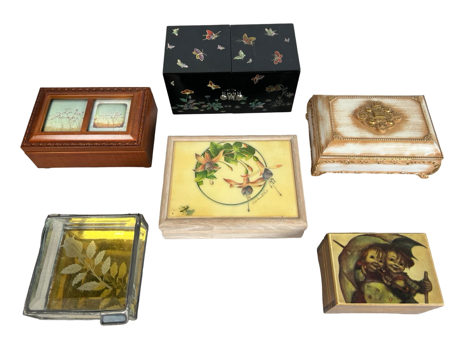 Group of Vintage Jewelry & Music Boxes (1 of 5)