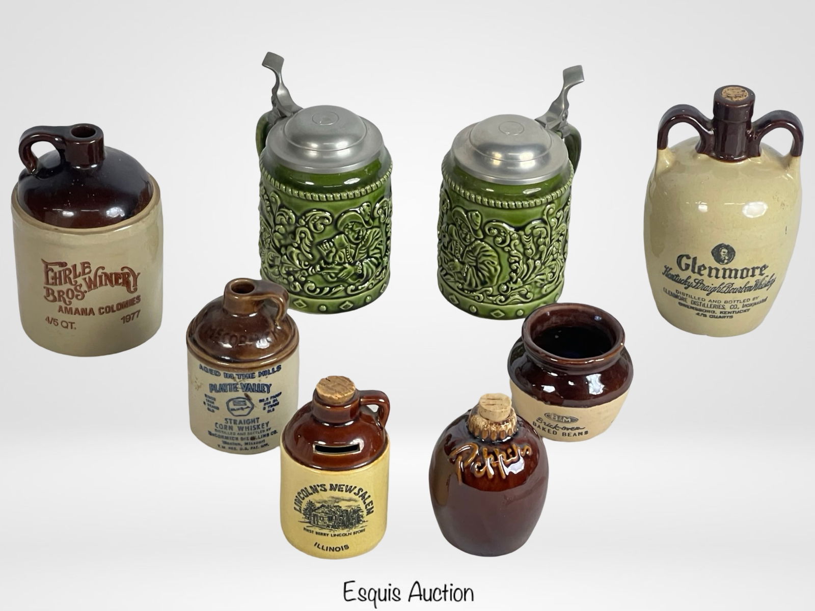 Vintage Stoneware Jugs Crocks & German Beer Steins (1 of 9)