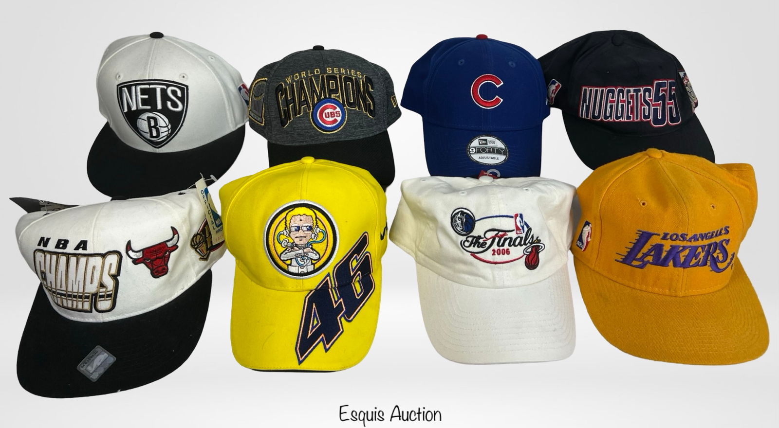 Vintage Sports Hats - NBA Champions, MLB, Racing (1 of 6)