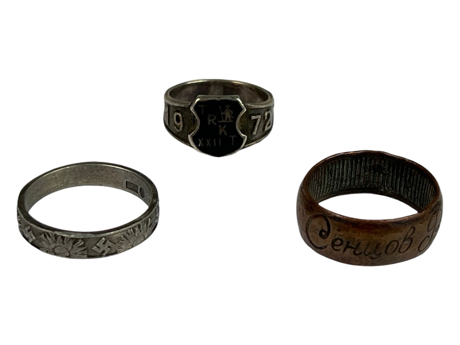 WWII Russian & German Soldier's Rings (1 of 9)