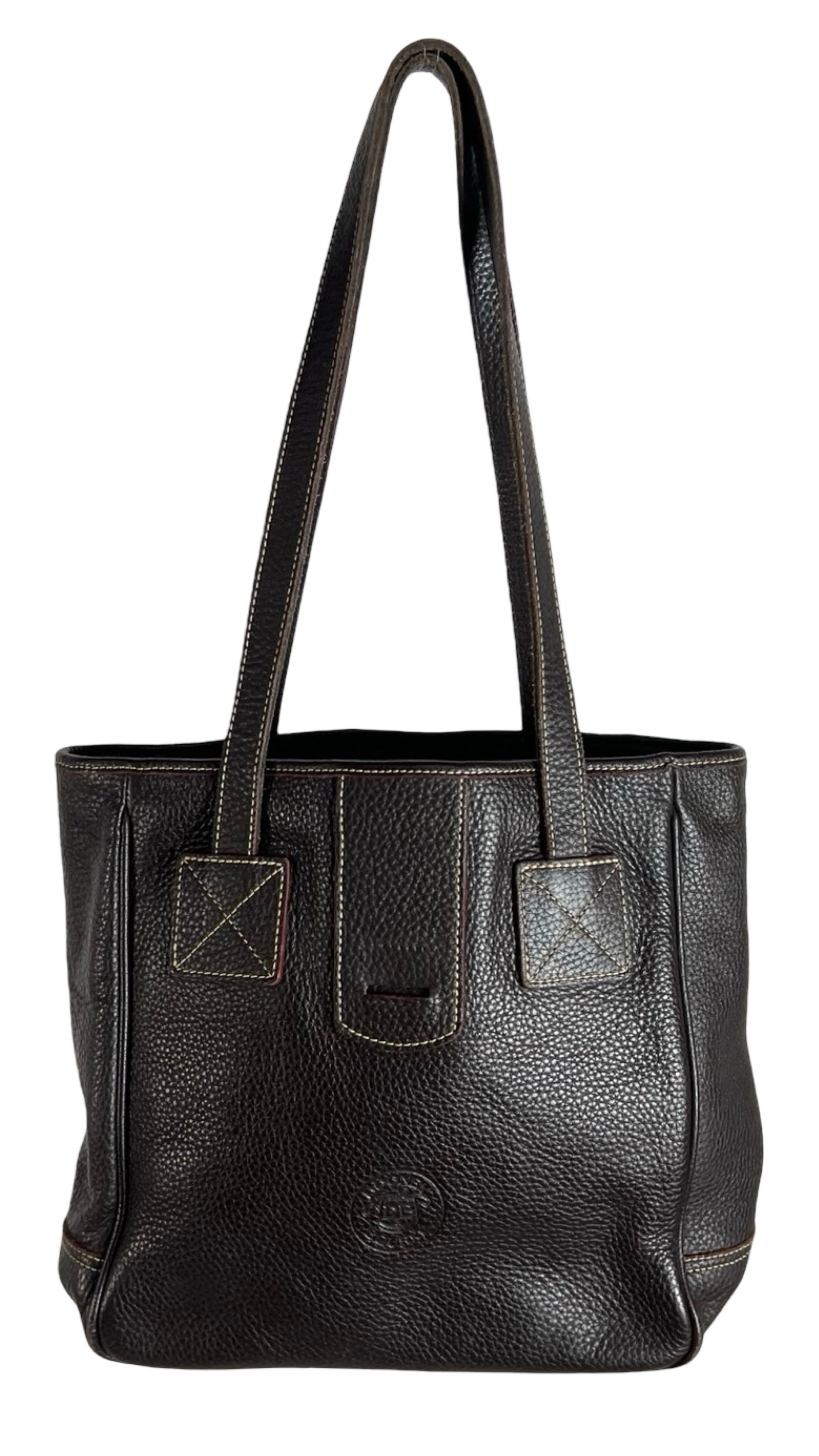 Dooney & Bourke Pebbled Leather Black Tote Bag (1 of 5)