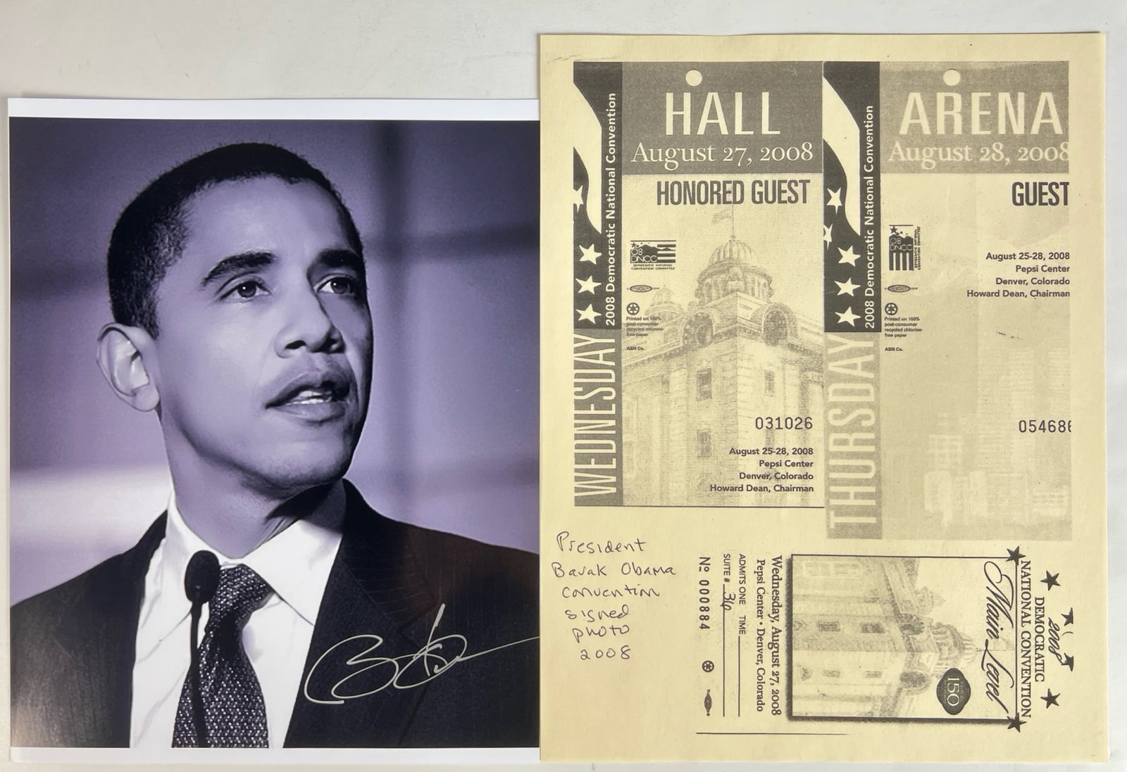 President Barack Obama Autographed Photograph (1 of 2)