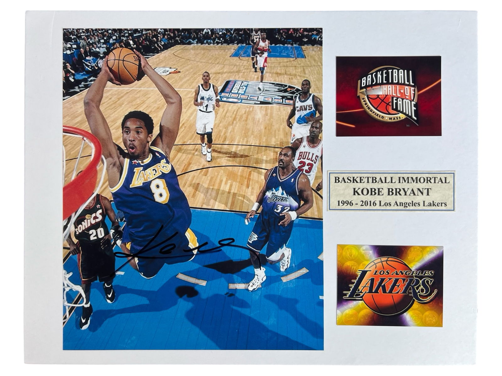 Kobe Bryant Autographed/ Signed Photograph (1 of 2)