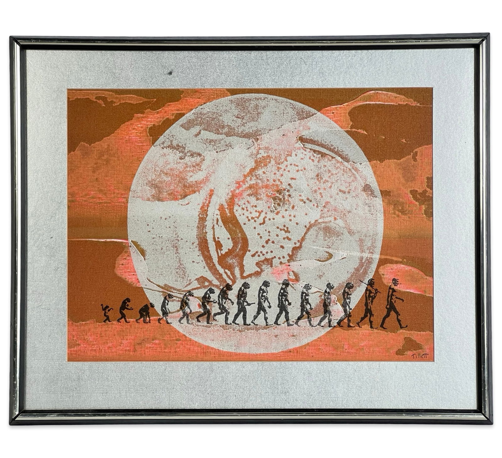 Jim Tillett "Evolution March" Silk Screened Print (1 of 4)