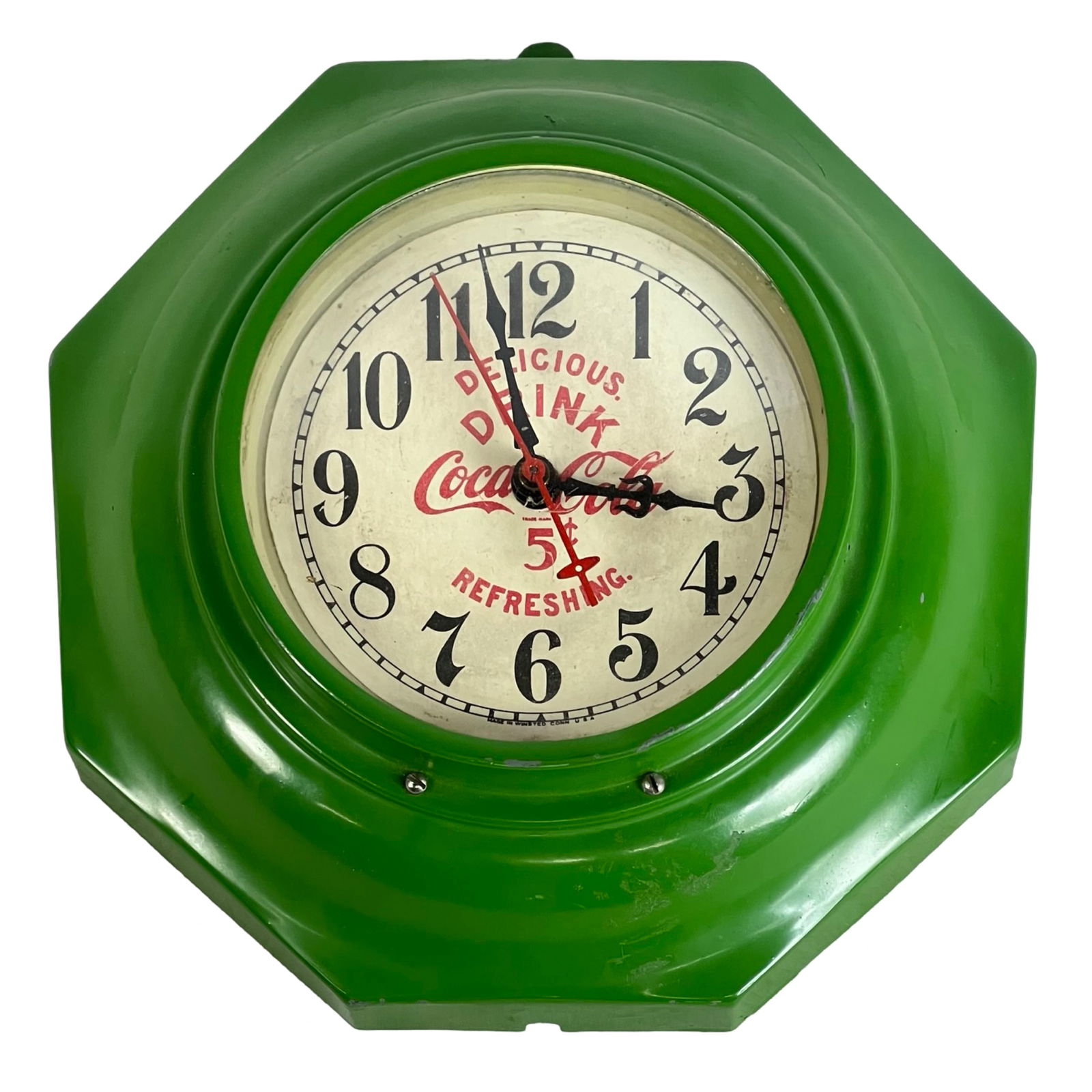 Vintage 1950s Coca-Cola Electric Wall Clock (1 of 5)