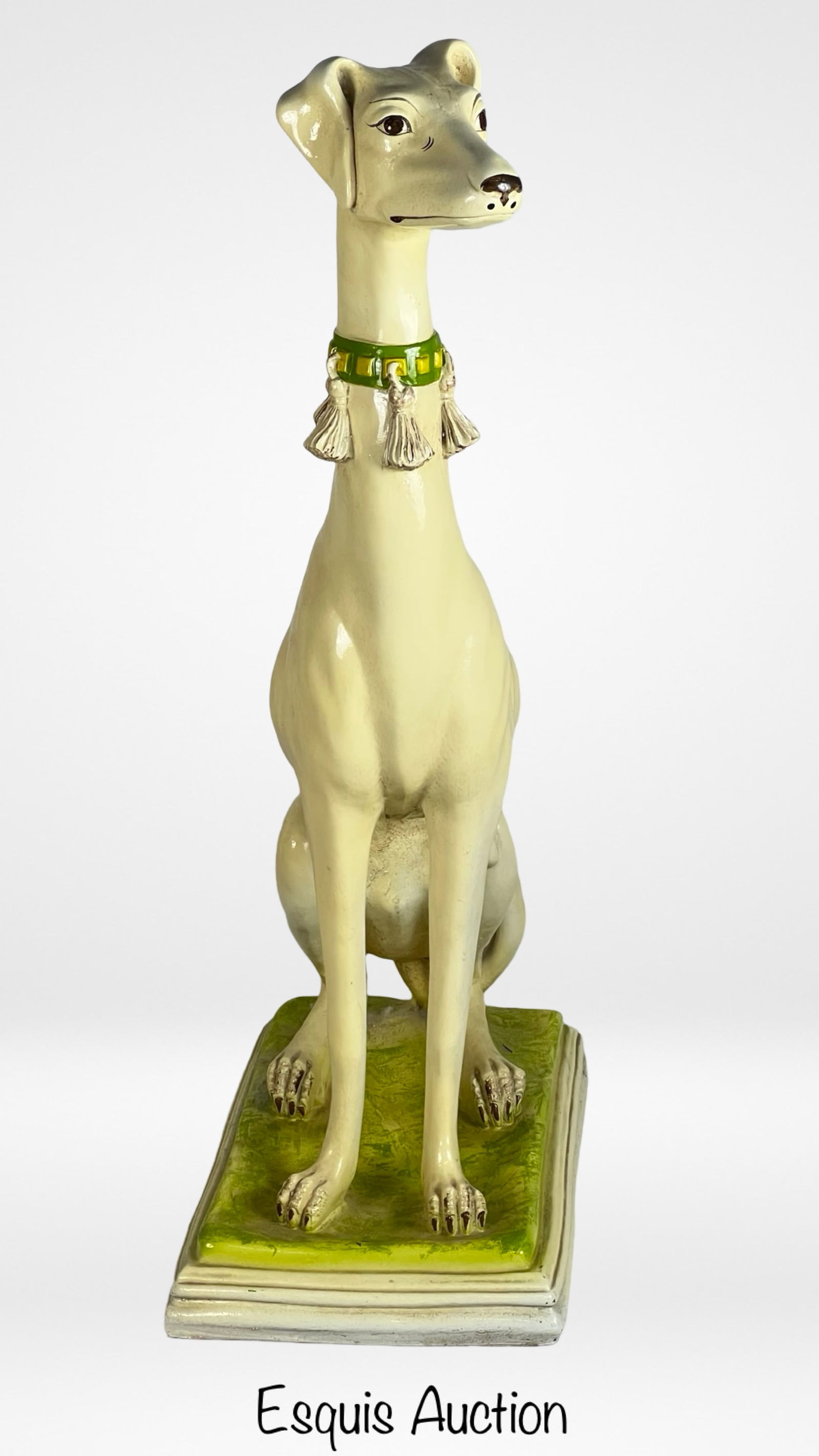 Marwal Italian Greyhound Whippet Floor Statue (1 of 5)