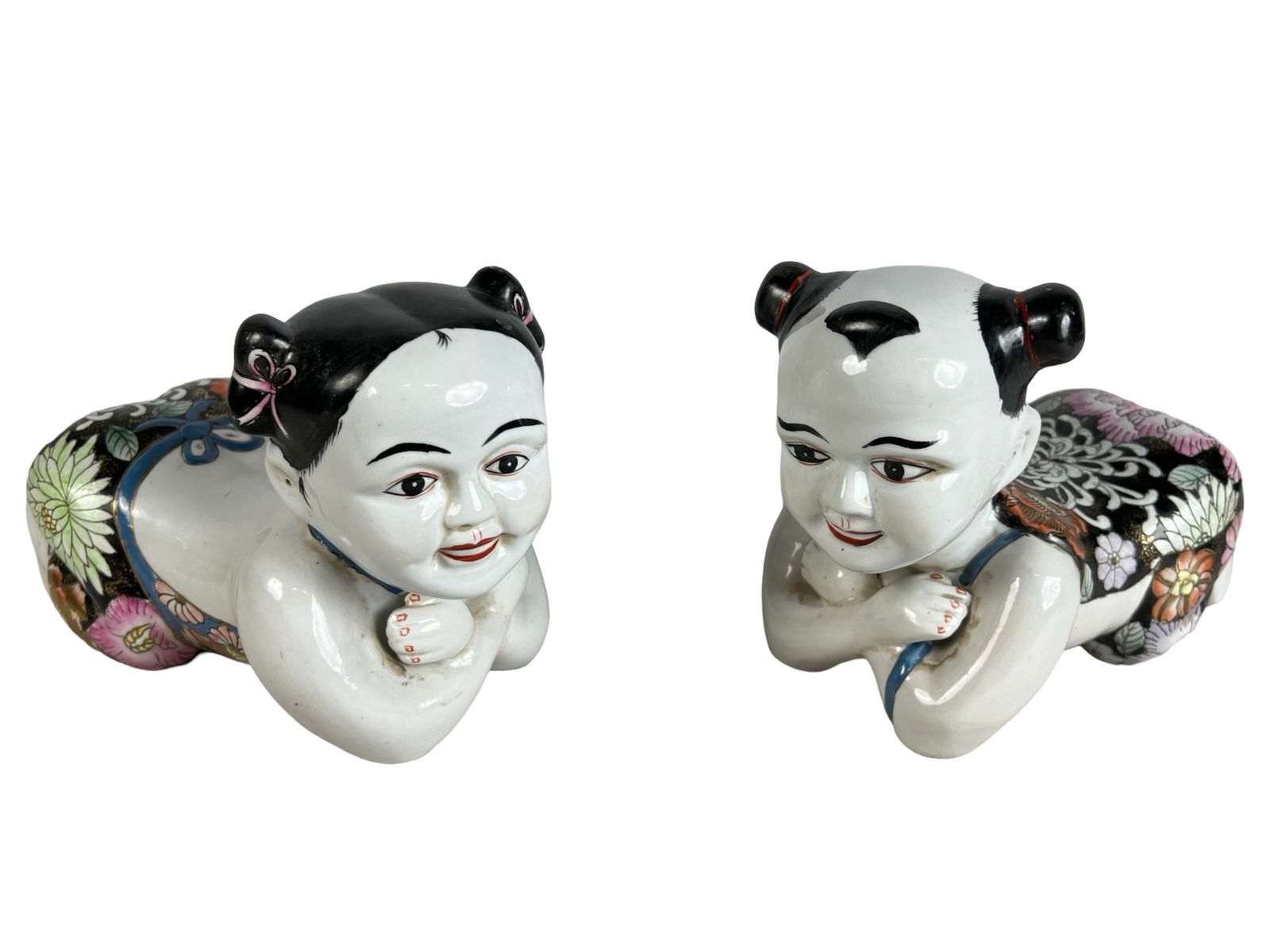 Vintage Chinese Porcelain Opium Pillow Headrests (1 of 7)