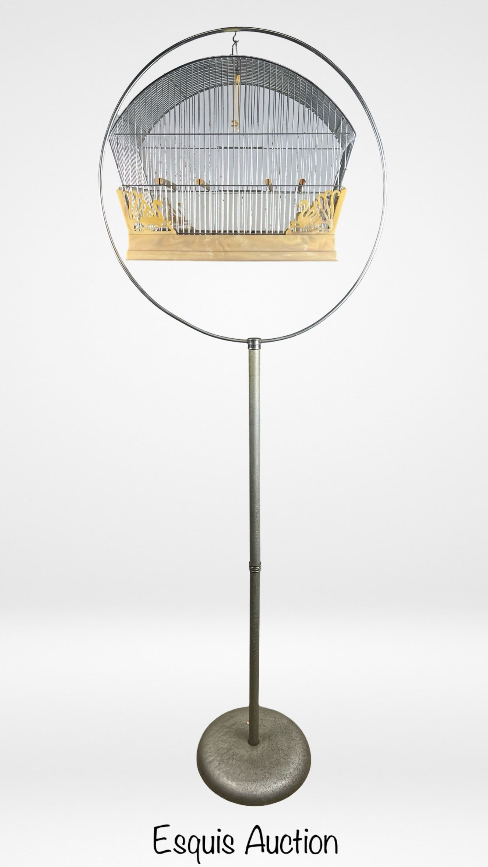 Beco Art Deco Decorated Floor Standing Bird Cage (1 of 5)