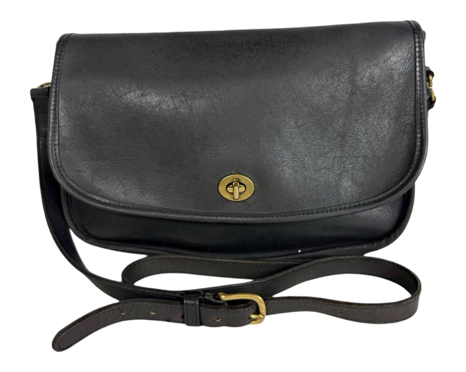 Coach City Bag Black Leather Shoulder Bag (1 of 6)