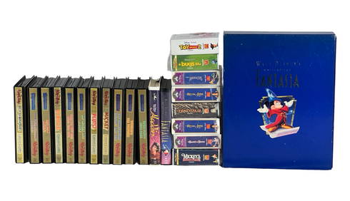 Group of Disney VHS Tapes Masterpiece Fantasia Set (1 of 3)