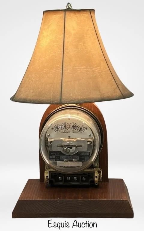 Vintage Electric Meter Table Lamp (1 of 4)