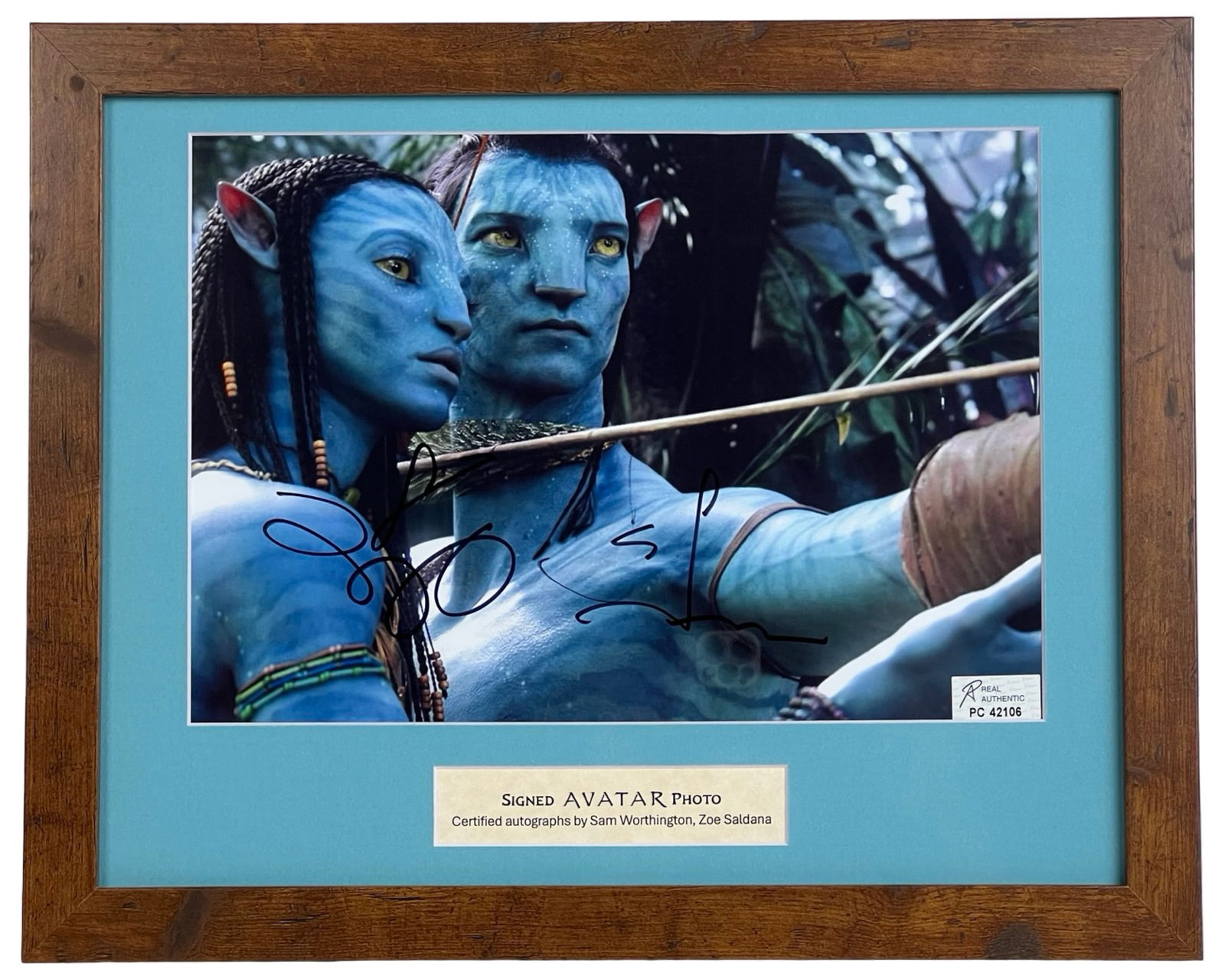 Avatar Signed Photo- Sam Worthington & Zoe Saldana (1 of 4)