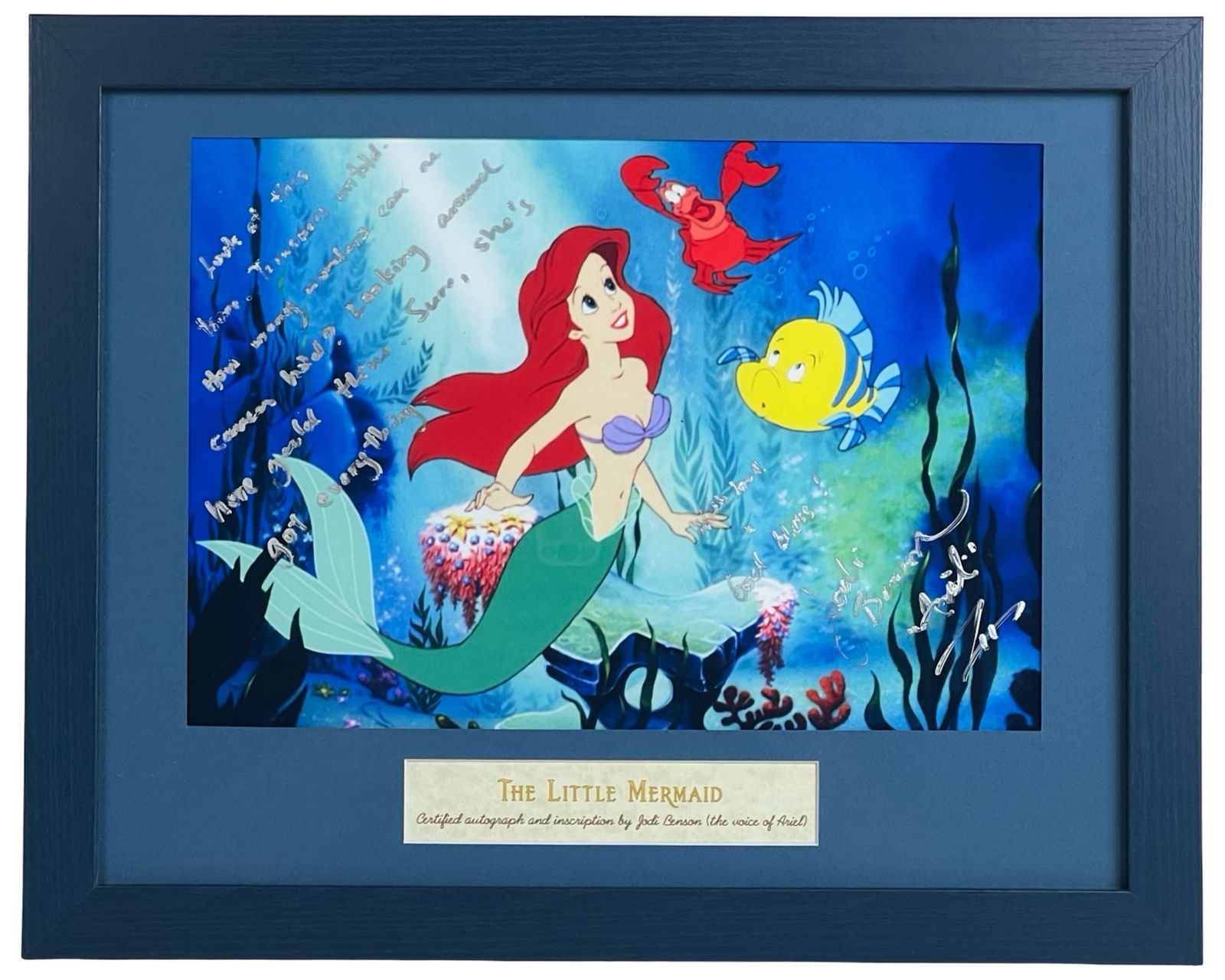 Little Mermaid - Jodi Benson- Ariel Signed Photo (1 of 4)