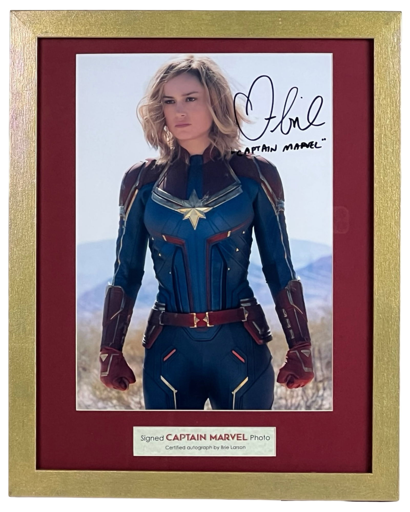 Brie Larson as Captain Marvel - Signed Photograph (1 of 3)